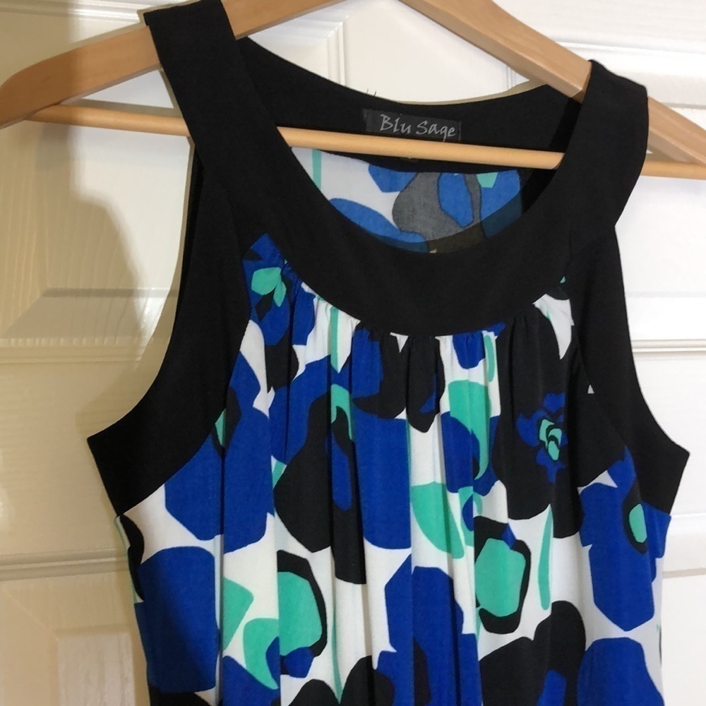 Blu Sage Sleeveless Dress or Coverup Size L